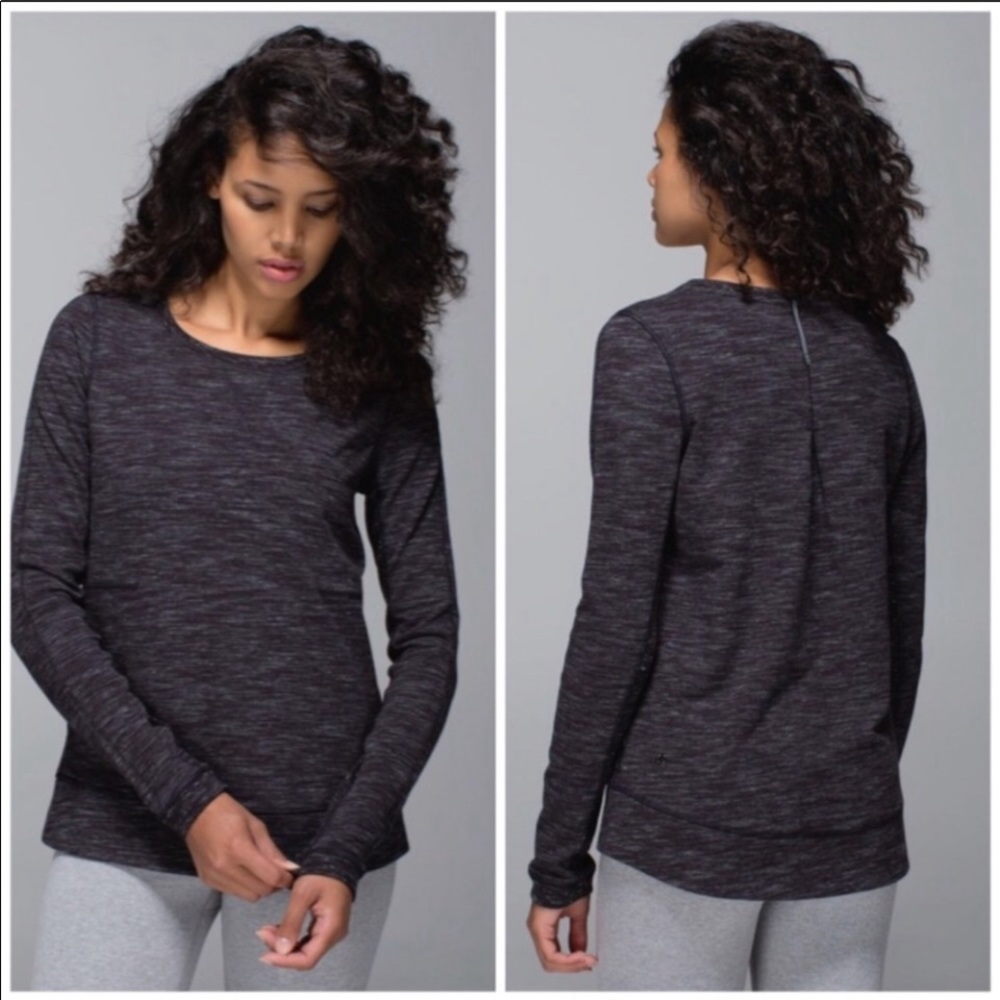 Lululemon Exhalation Gray Pullover - image 1